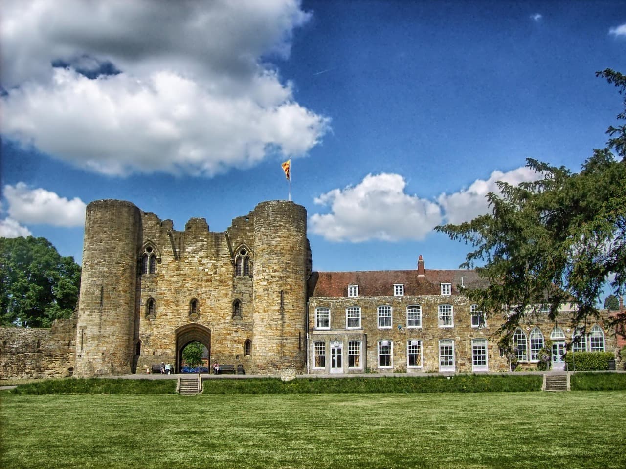 Tonbridge Castle in Kent, a quiet inland landmark on the patch we cover.